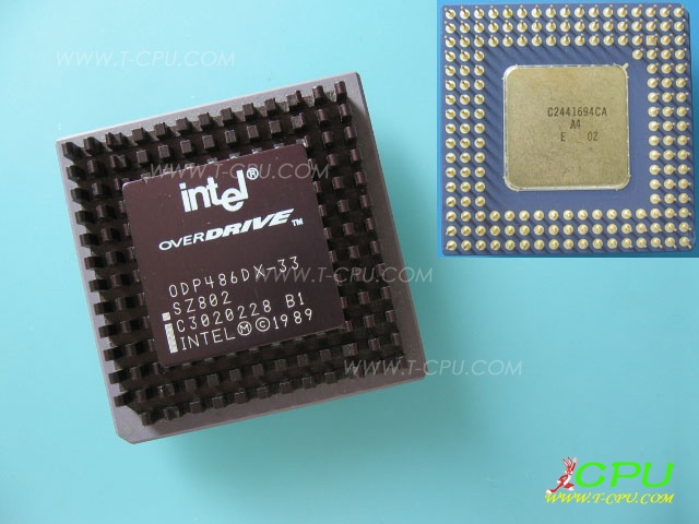 Intel ODP486DX-33 SZ802 A4