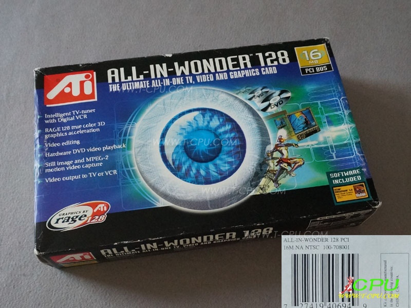 ATI All In Wonder 128 PCI 16M BOX 1