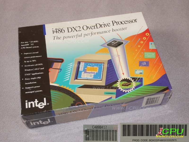 Intel BOXODP486SX33 SZ875 NIB