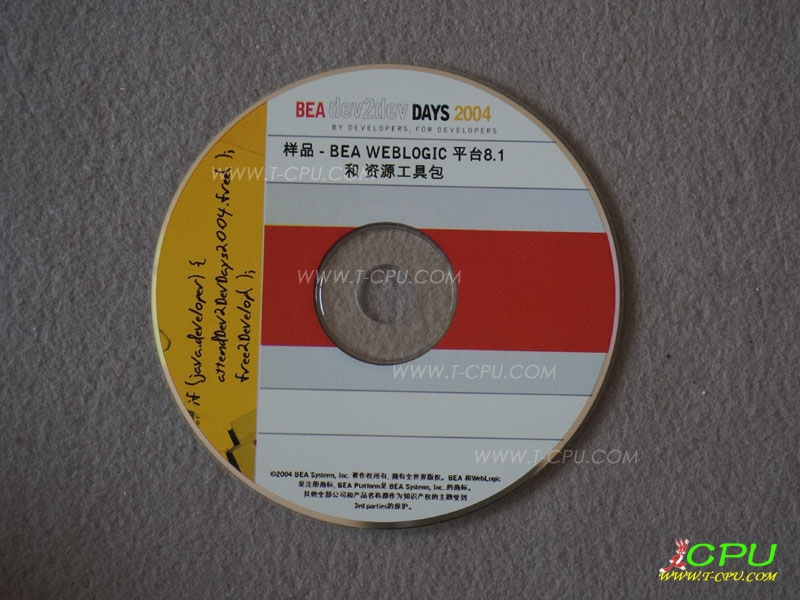 BEA dev2dev DAYS 2004