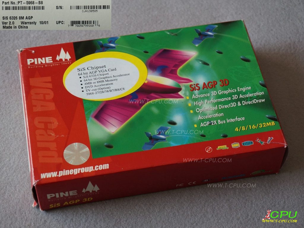 PINE SIS6326 8M AGP BOX 1