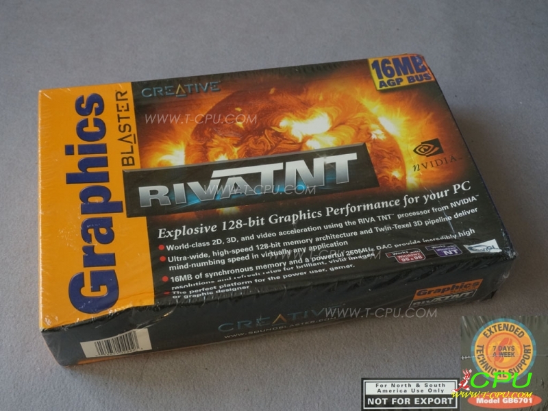 Creative Riva TNT CT6711 16 MB AGP NIB