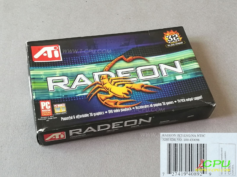 ATI Radeon PCI 32MB SDR NIB1