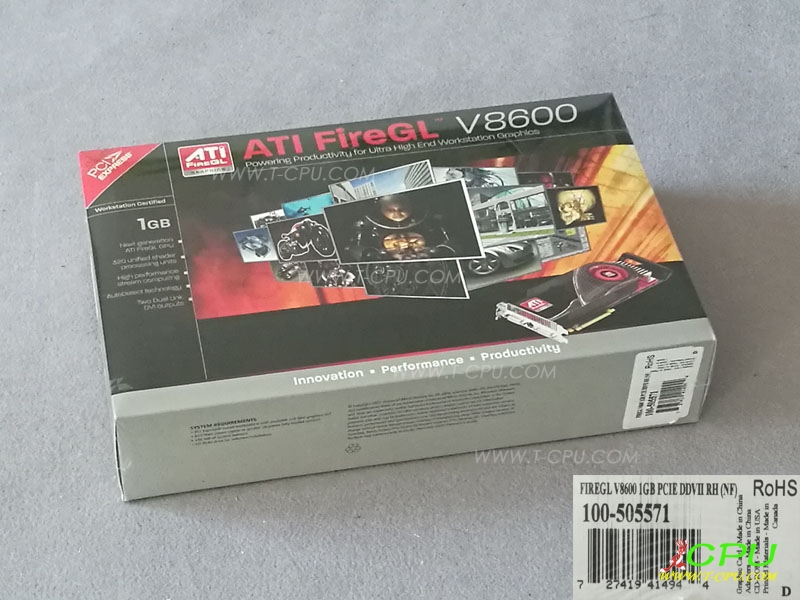 ATI FIREGL V8600 1GB PCIE NIB