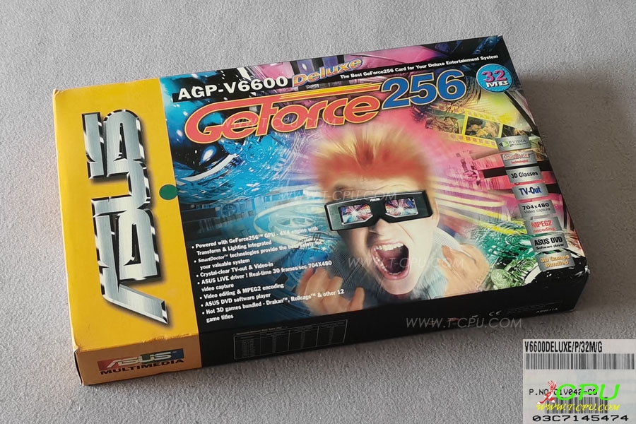 ASUS华硕 AGP-V6600 Deluxe Geforce 256 BOX