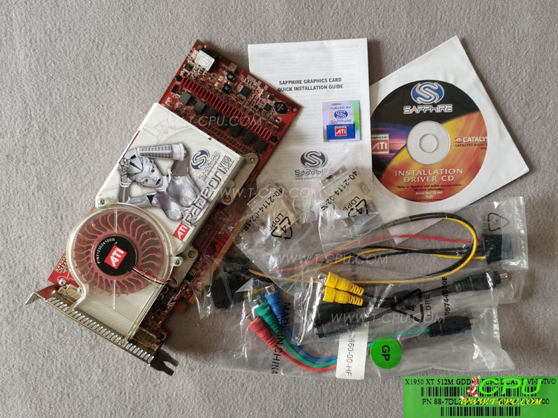SAPPHIRE蓝宝石 ATI Radeon X1950 XT 512M NIB