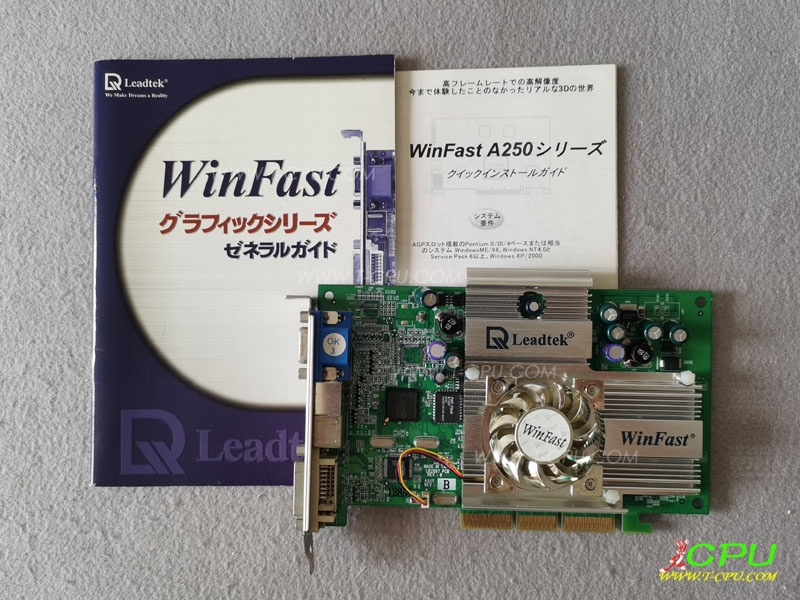 Leadtek丽台 WinFast A250 LE TD Geforce4 Ti 4200 BOX1
