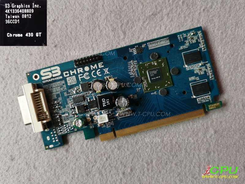 S3 Chrome 430GT 256MB VT6462F