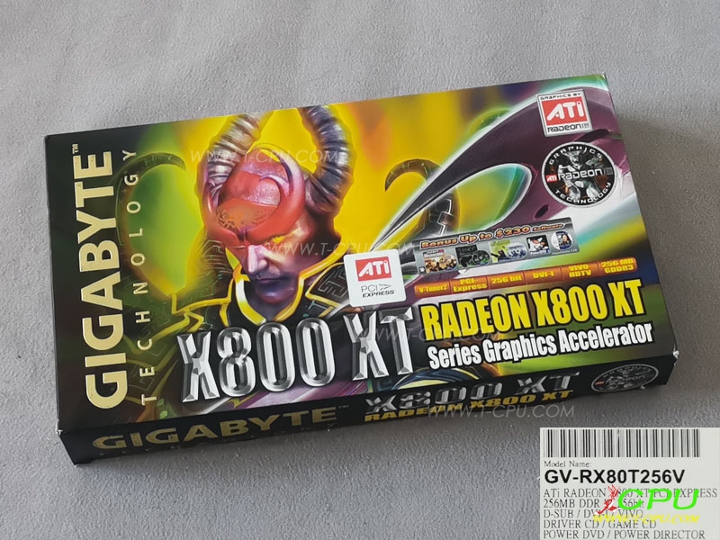 GIGABYTE 技嘉 GV-RX80T256V BOX