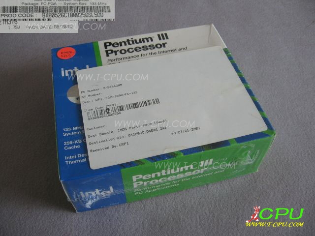 Intel BX80526C1000256 SL5DV NIB