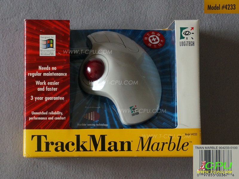 Logitech TrackMan Marble 罗技火星 NIB 1
