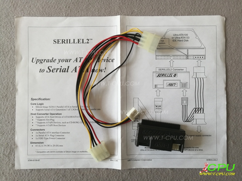 ABIT SERILLEL2 Converter