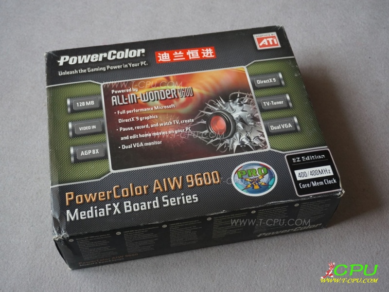 ATI PowerClolor AIW 9600 128 box 1