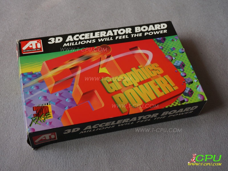 ATI 3D ACCELERATOR BOARD MILLIONS WILL FEEL THE POWER NIB SAMPLE 1