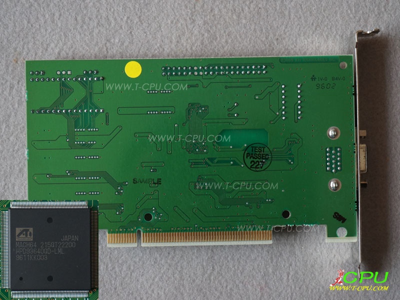 ATI 3D ACCELERATOR BOARD MILLIONS WILL FEEL THE POWER NIB SAMPLE 3