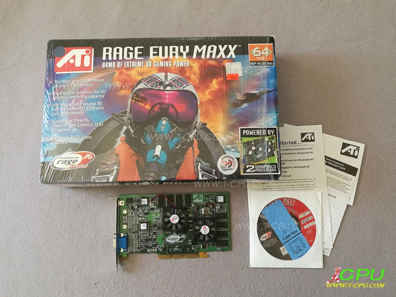 ATI RAGE FURY MAXX 64MB AGP BOX