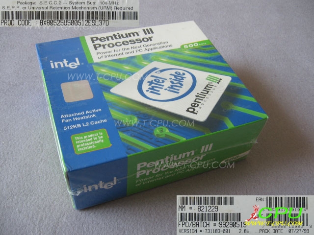 Intel BX80525U500512E SL37D NIB