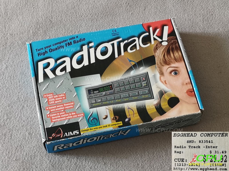 AIMS.lab RadioTrack！FM Radio BOX