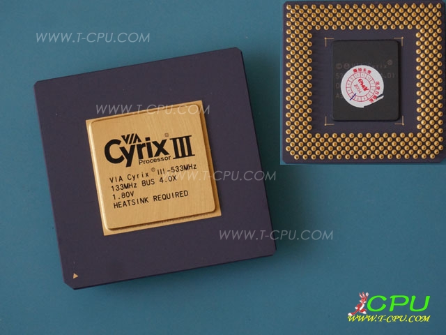 Cyrix III 533 1.80V NEW
