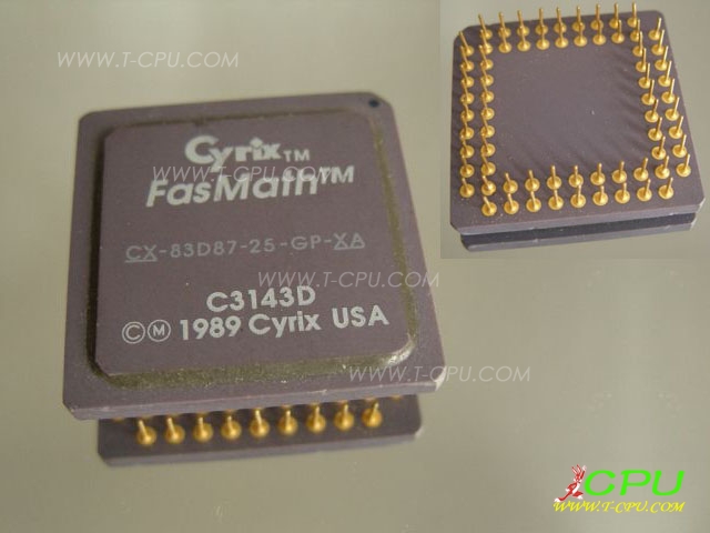 Cyrix FasMath CX-83D87-25-GP-XA