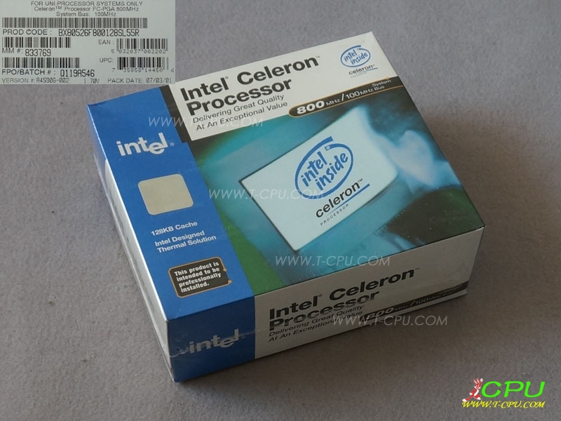 Intel BX80526F800128 SL55R C FC-PGA NIB