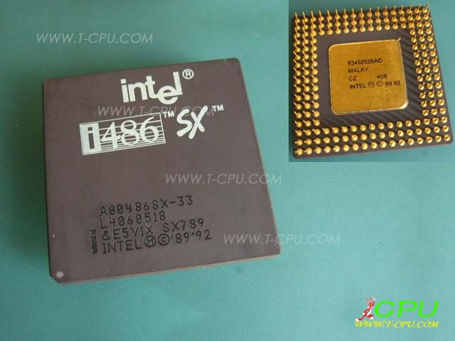 Intel A80486SX-33 SX789 MALAY