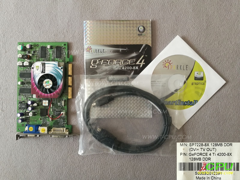 SPARKLE旌宇 SP7228-8X 128MB DDR TI4200-8X