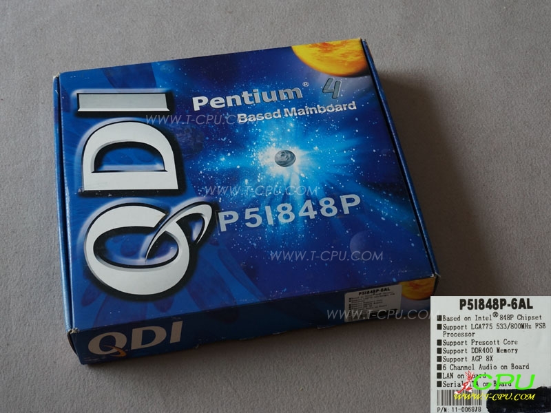 QDI P5I848P-6AL NIB 1