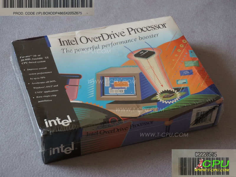 Intel BOXODP486SX20 SZ675 NIB