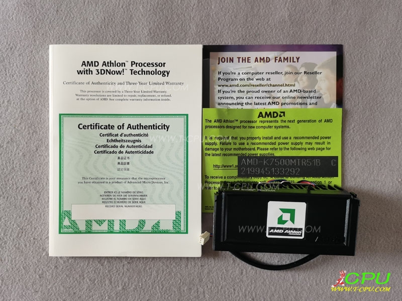 AMD Athlon 750MHz BOX