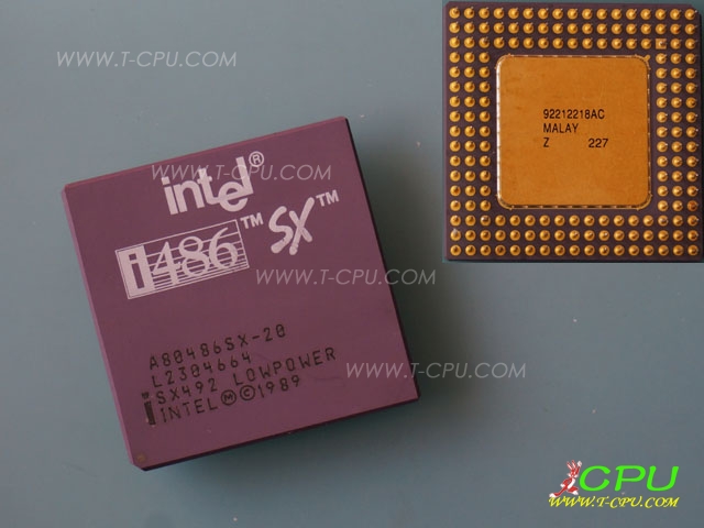 Intel A80486SX-20 SX492 LOWPOWER MALAY