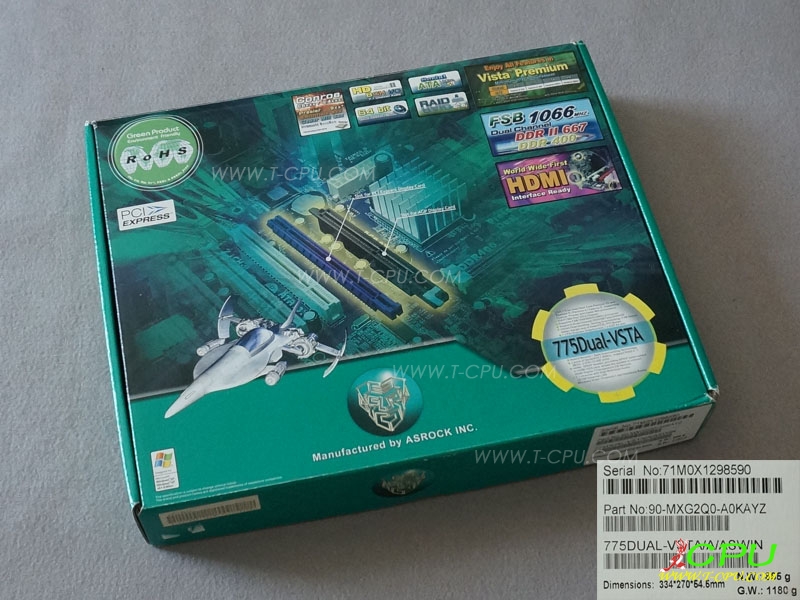 ASRock华擎 775Dual-VSTA/A/A/ASWIN BOX 1