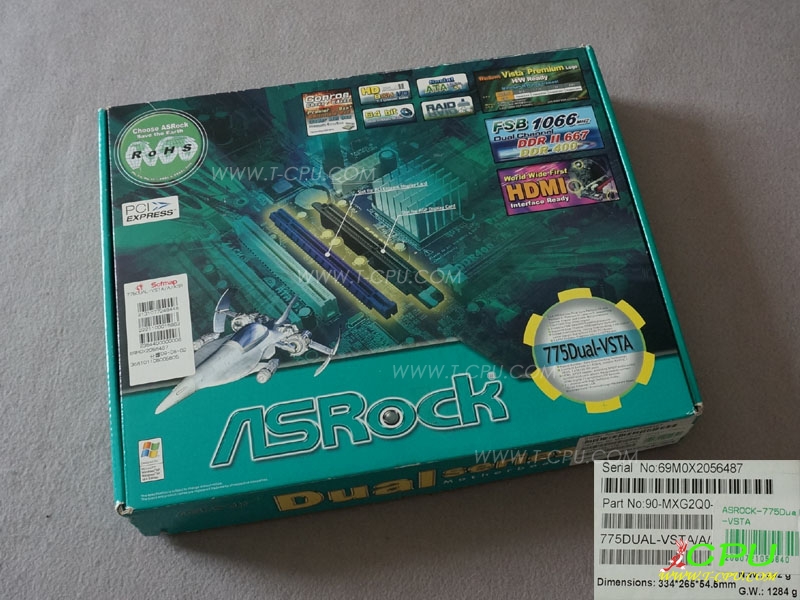ASRock华擎 775Dual-VSTA/A/ASR BOX 1