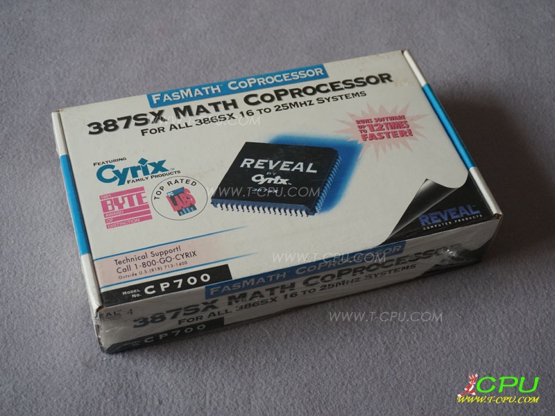 Cyrix REVEAL 387SX Math CP700 NIB