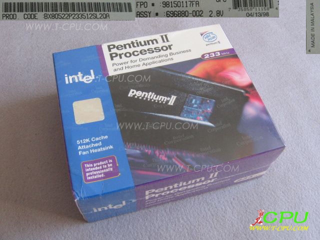Intel BX80522P233512 SL2QA NIB