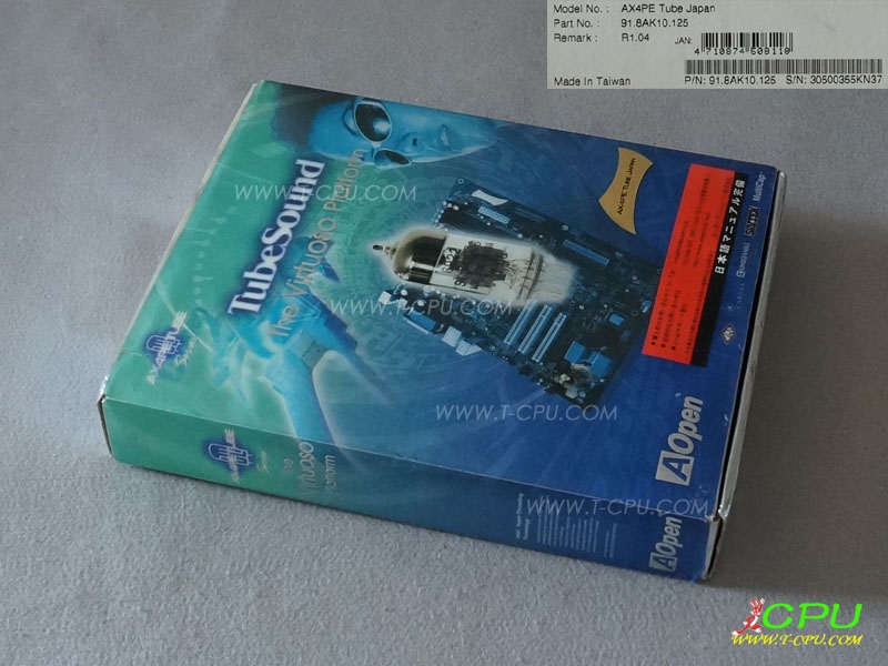 AOpen建基 AX4PE TUBE R1.04  JAPAN NIB