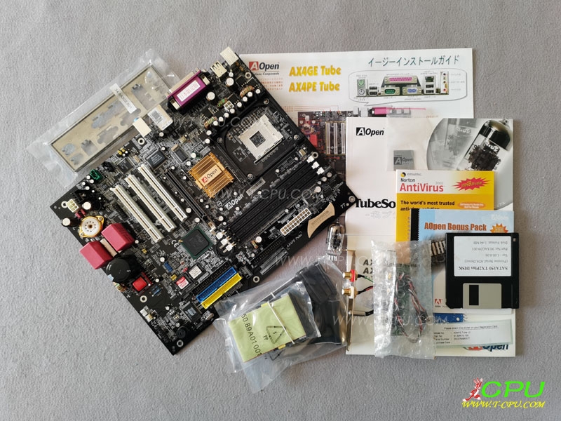 AOpen建基 AX4PE TUBE R1.01 JAPAN NIB1