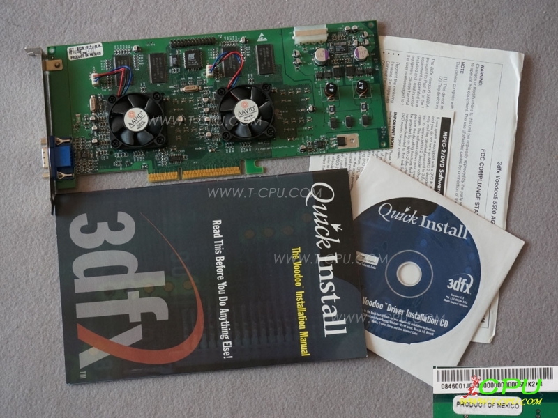 3DFX VOODOO5 5500 AGP BOX
