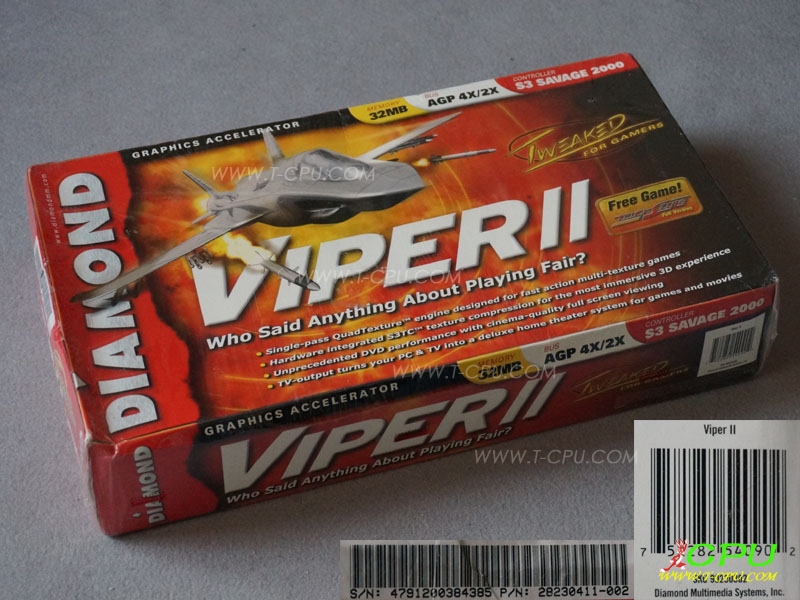 Diamond Viper II Z200 S3 Savage 2000 NIB