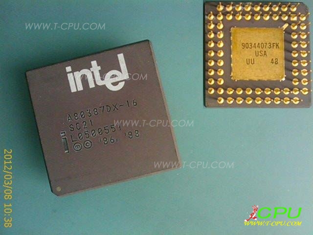 Intel A80387DX-16 SC21 USA