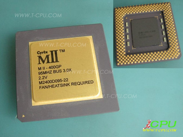 Cyrix MII-400GP 95 gold