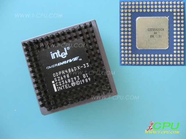 Intel ODPR486DX-33 SZ698 A4