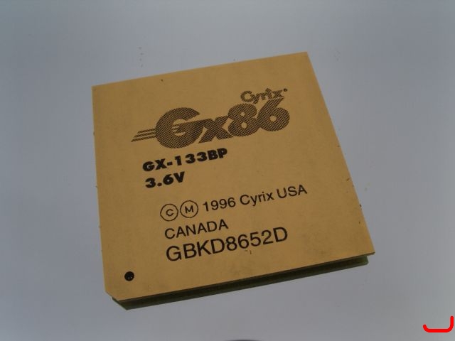 Cyrix Gx86 133BP 3.6V