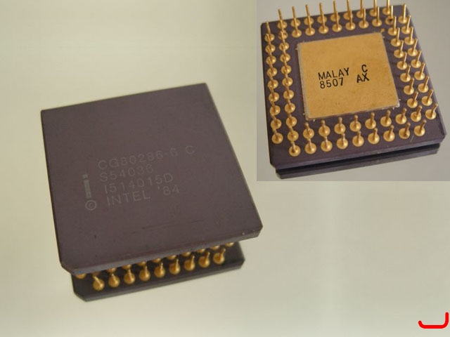 Intel CG80286-6 C S54036 MALAY