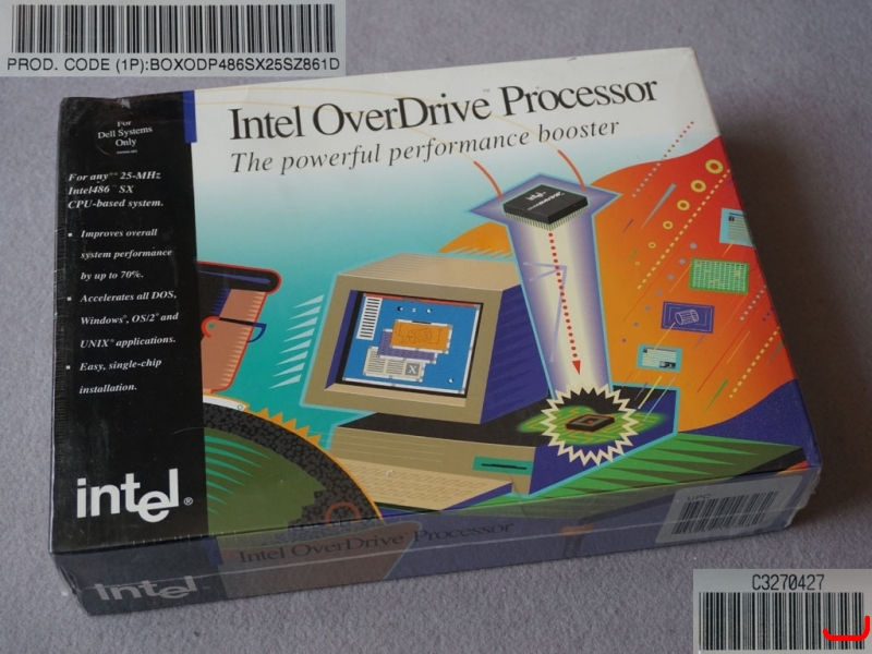 Intel BOXODP486SX25 SZ861D NIB
