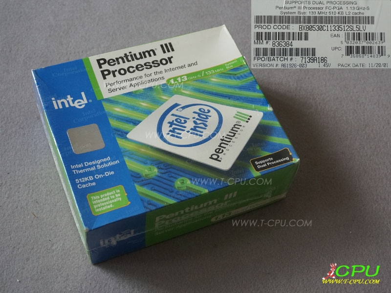 Intel BX80530C1133512 SL5LV NIB