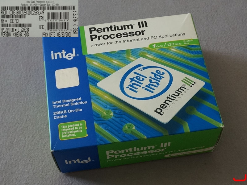 Intel BX80526C1000256 SL4MF BOX