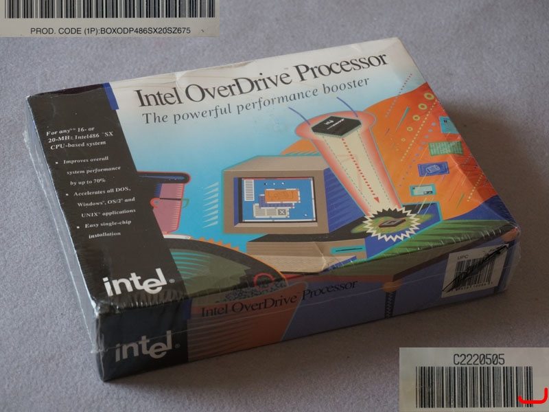 Intel BOXODP486SX20 SZ675 NIB