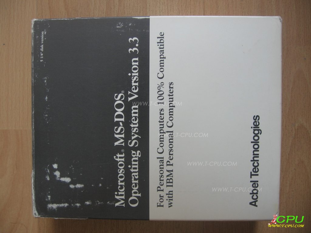 Microsoft DOS 3.3 BOX 1