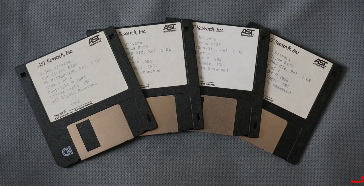 AST Video Drivers for cirrus 543x